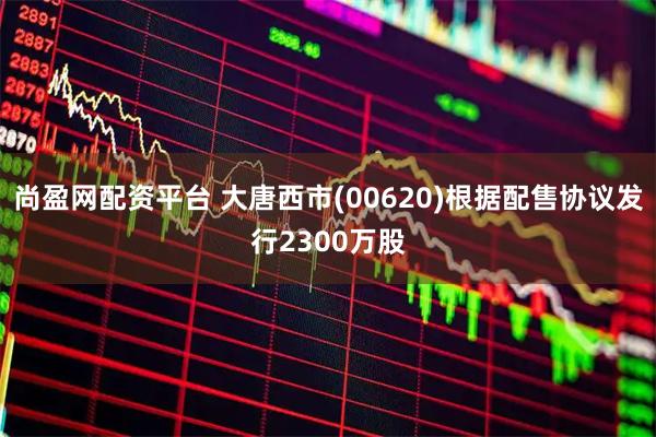 尚盈网配资平台 大唐西市(00620)根据配售协议发行2300万股