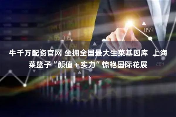 牛千万配资官网 坐拥全国最大生菜基因库  上海菜篮子“颜值＋实力”惊艳国际花展